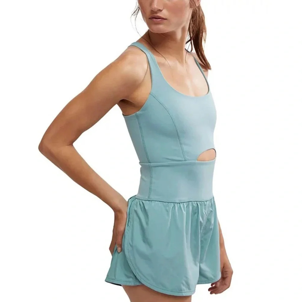 FREE PEOPLE Free People Movement Righteous Runsie NWT Size S - Picture 2 of 11